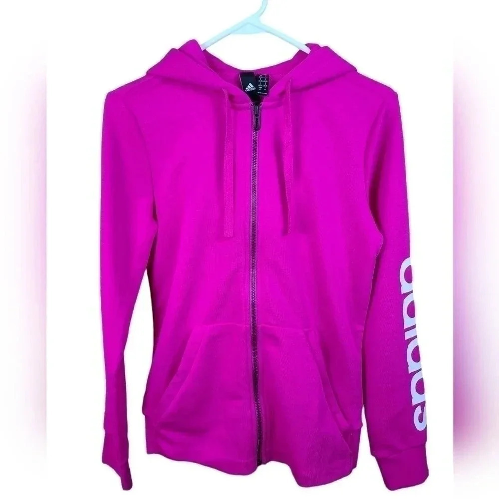 ADIDAS Essentials Linear Full Zip Sweatshirt - image 1
